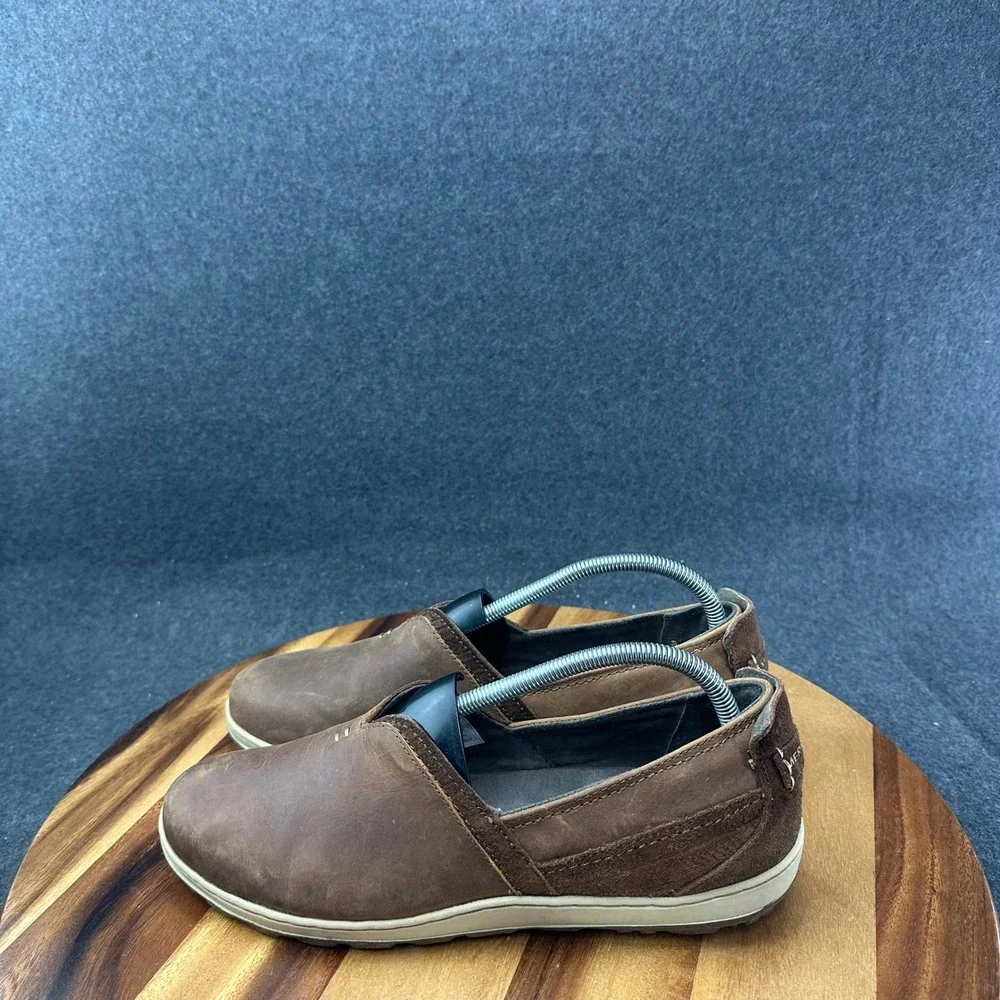Merrell Ashland Womens Size 11 Brown Casual Slip On Flats Shoes Loafers J42788